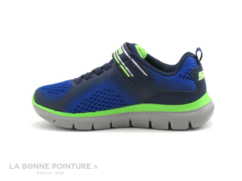 Skechers 97499 Bleu Marine - Vert - Flex Advantage 2 - Basket Enfant 3 Skechers 97499 Bleu Marine - Vert - Flex Advantage 2 - Basket Enfant – Image 3