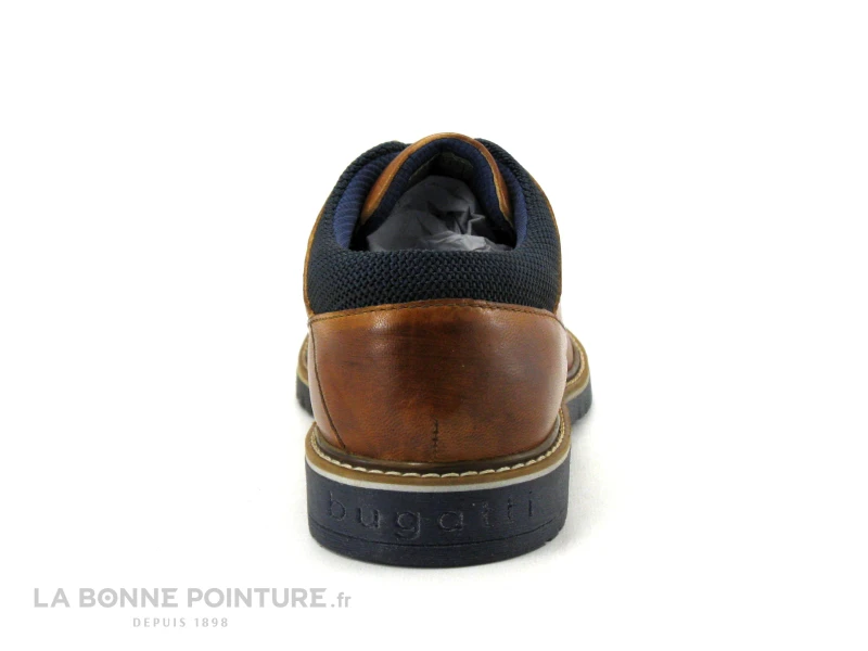 Bugatti CAJ 331837054100 Cognac - Chaussure Derbi Homme Marron 4 Bugatti CAJ 331837054100 Cognac - Chaussure Derbi Homme Marron – Image 4