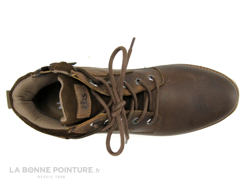 TBS MRICQUE A8095 - Tan - Bottillon Cuir Marron Homme 6 TBS MRICQUE A8095 - Tan - Bottillon Cuir Marron Homme – Image 6