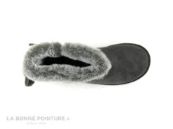 3 Pommes ALIB Gris - Bottine Fille Grise - Col Fourrure Et Pompons -Chaussures De Mode cd24607c73b9e66c561f35ea11d5d5ef img 4795.jpg 165602