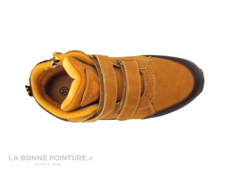 Wipop LAPAK Cognac - Baskets Garçon Scratch Et Zip 6 Wipop LAPAK Cognac - Baskets Garçon Scratch Et Zip – Image 6
