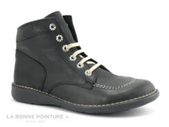 Brans Boots Femme 114 Noir Montante Lacet -Chaussures De Mode cd24607c73b9e66c561f35ea11d5d5ef img 5117.jpg 105430