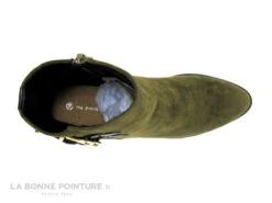 The Divine Factory QL4724 Kaki - Lanieres Noires - Bottine Femme -Chaussures De Mode cd24607c73b9e66c561f35ea11d5d5ef img 5166.jpg 177995