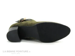 The Divine Factory QL4724 Kaki - Lanieres Noires - Bottine Femme -Chaussures De Mode cd24607c73b9e66c561f35ea11d5d5ef img 5169.jpg 177998