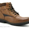 Ektik GRANOLA Marron - Bottillon Homme Avec Lacet Et Zip