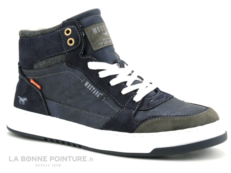 Mustang 4182 501 820 Navy - Basket Montante Homme Bleu Marine 1 Mustang 4182 501 820 Navy - Basket Montante Homme Bleu Marine