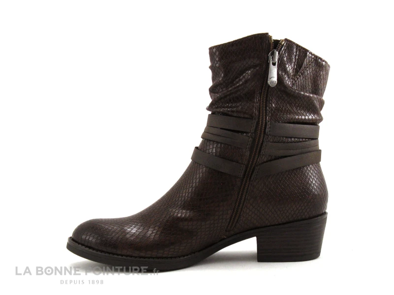 Marco Tozzi 2-25316-35 Chestnut Snake - Bottine Femme Marron 3 Marco Tozzi 2-25316-35 Chestnut Snake - Bottine Femme Marron – Image 3