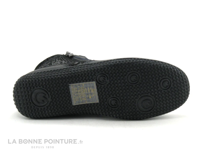 TopWay B843124 Black - Boots Femme Cuir Noir - 2 Fermetures Eclair 6 TopWay B843124 Black - Boots Femme Cuir Noir - 2 Fermetures Eclair – Image 6