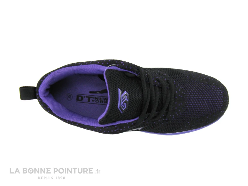 DT New York B387763 - Noir - Violet - Basket Maille Femme 3 DT New York B387763 - Noir - Violet - Basket Maille Femme – Image 3