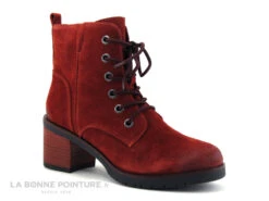 Marco Tozzi 2-25202-25 Red - Bottine Rouge Talon Large -Chaussures De Mode cd24607c73b9e66c561f35ea11d5d5ef img 5583.jpg 154224