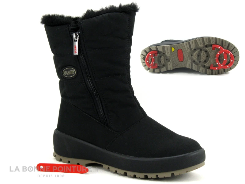 Olang GRACE Noir - OC System - Crampons Retractables - Botte Neige 5 Olang GRACE Noir - OC System - Crampons Retractables - Botte Neige – Image 5