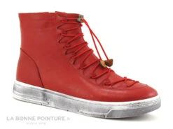 Lily Mood 26-1220 Red - Boots Femme Cuir Rouge - Elastique -Chaussures De Mode cd24607c73b9e66c561f35ea11d5d5ef img 6087.jpg 154774