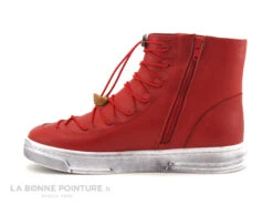 Lily Mood 26-1220 Red - Boots Femme Cuir Rouge - Elastique -Chaussures De Mode cd24607c73b9e66c561f35ea11d5d5ef img 6089.jpg 154773