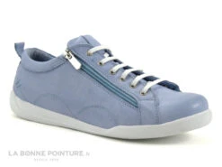 Andrea Conti 0063612-821 Bleu Pastel - Basket Cuir Femme