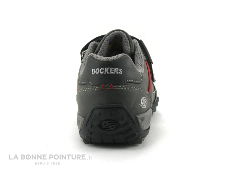 Dockers 44BN006-650120 - Basket Grise Homme - 2 Velcros 4 Dockers 44BN006-650120 - Basket Grise Homme - 2 Velcros – Image 4