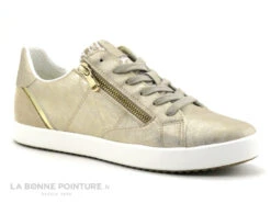 Geox D356HE BLOOMIEE Gold Lt Taupe - Basket Basse Femme Beige Et Or -Chaussures De Mode cd24607c73b9e66c561f35ea11d5d5ef img 6521.jpg 179415