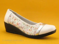 Inea IDOLE Fleur Blanc - Escarpin Compense -Chaussures De Mode cd24607c73b9e66c561f35ea11d5d5ef img 6645.jpg 167514