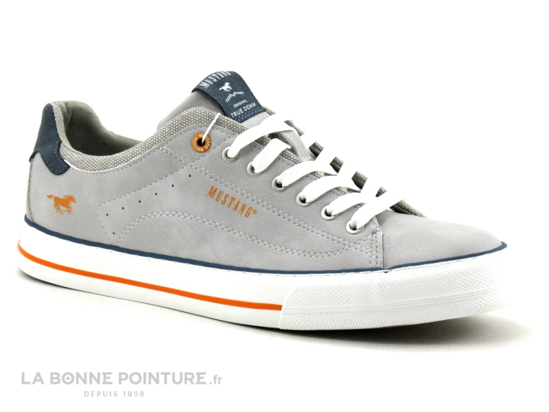 Mustang 4180-307-22 - Gris Clair - Basket Homme 5 Mustang 4180-307-22 - Gris Clair - Basket Homme – Image 5