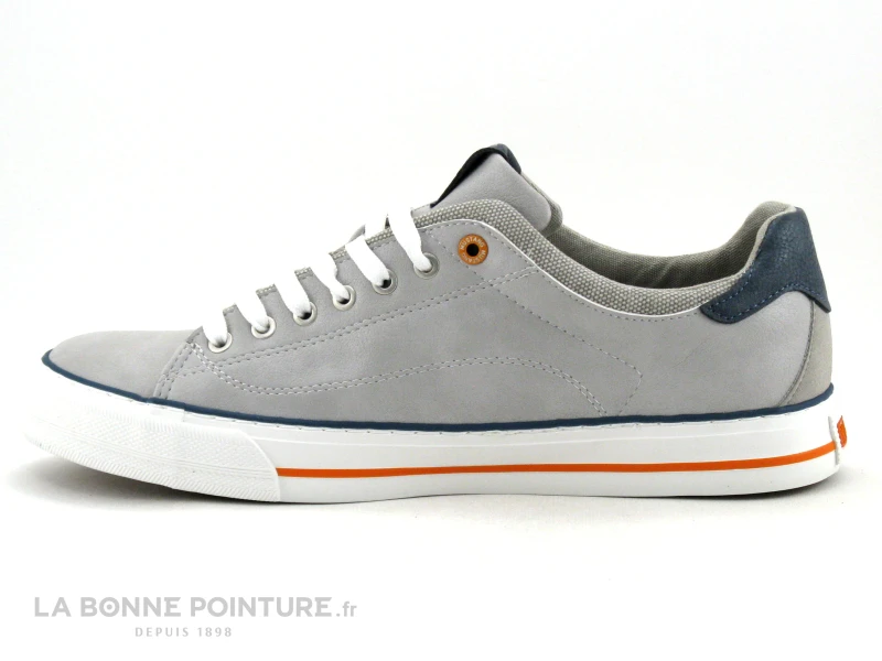 Mustang 4180-307-22 - Gris Clair - Basket Homme 3 Mustang 4180-307-22 - Gris Clair - Basket Homme – Image 3