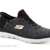 Skechers Slip-ins 149937 Summits Dazzling Haze - Basket Noire Femme