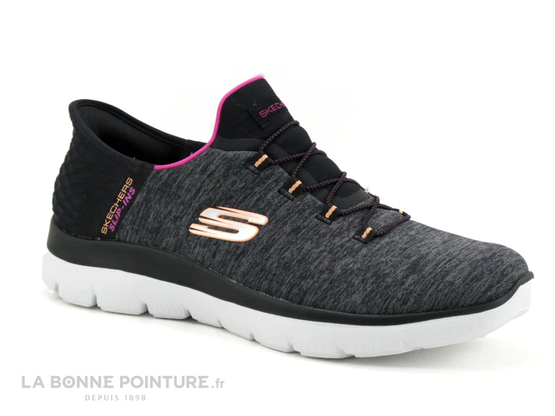Skechers Slip-ins 149937 Summits Dazzling Haze - Basket Noire Femme 5 Skechers Slip-ins 149937 Summits Dazzling Haze - Basket Noire Femme – Image 5
