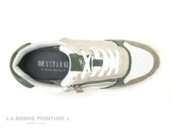 Mustang 1358-308-41 - Beige Blanc - Basket Semelle Compensee -Chaussures De Mode cd24607c73b9e66c561f35ea11d5d5ef img 6904.jpg 167920