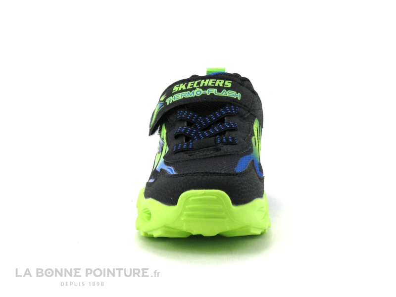 Skechers Lights 400103 Thermo Flash - Heat Flux - Noir Bleu Jaune - Basket 2 Skechers Lights 400103 Thermo Flash - Heat Flux - Noir Bleu Jaune - Basket – Image 2