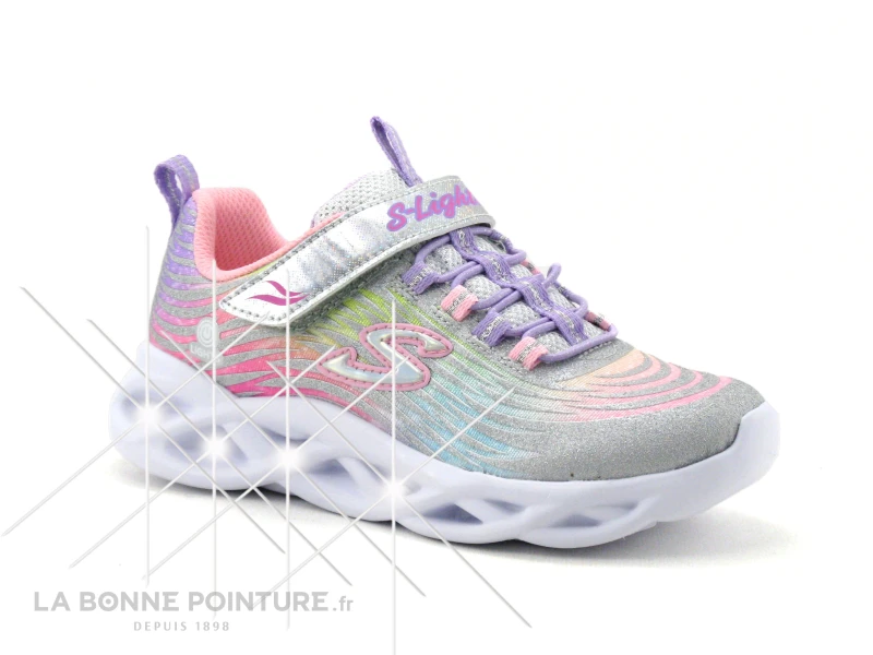 Skechers Lights 302321 Twisty Brights MYSTICAL BLISS - Basket Leds Fille 1 Skechers Lights 302321 Twisty Brights MYSTICAL BLISS - Basket Leds Fille