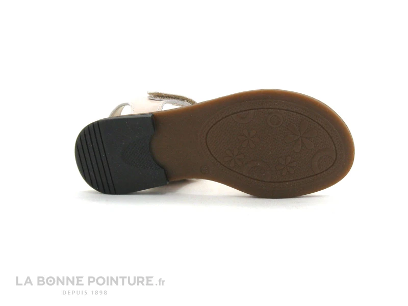 Bopy ELATA Beige - Petits Coeurs - Sandale Fille 7 Bopy ELATA Beige - Petits Coeurs - Sandale Fille – Image 7