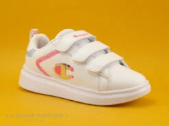 Champion ANGEL S32197 - Basket Fille Blanche - 3 Velcros -Chaussures De Mode cd24607c73b9e66c561f35ea11d5d5ef img 7448.jpg 168553