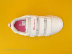 Champion ANGEL S32197 - Basket Fille Blanche - 3 Velcros -Chaussures De Mode cd24607c73b9e66c561f35ea11d5d5ef img 7453.jpg 168552