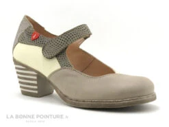 Alce Shoes 9809 Beige - Escarpin Petit Talon - Bride Velcro -Chaussures De Mode cd24607c73b9e66c561f35ea11d5d5ef img 7675.jpg 156596