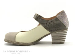 Alce Shoes 9809 Beige - Escarpin Petit Talon - Bride Velcro -Chaussures De Mode cd24607c73b9e66c561f35ea11d5d5ef img 7677.jpg 156597