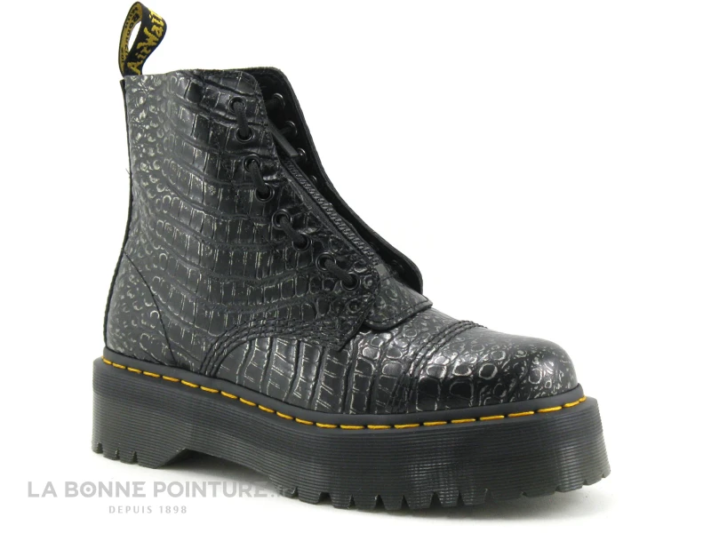 Dr. Martens Dr Martens SINCLAIR GunMetal 27318029 Wild Croc Emboss - Boots 1 Dr. Martens Dr Martens SINCLAIR GunMetal 27318029 Wild Croc Emboss - Boots