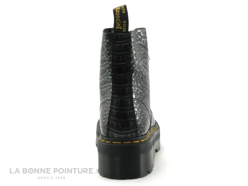 Dr. Martens Dr Martens SINCLAIR GunMetal 27318029 Wild Croc Emboss - Boots 4 Dr. Martens Dr Martens SINCLAIR GunMetal 27318029 Wild Croc Emboss - Boots – Image 4