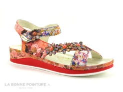 Laura Vita BRCUELO 91 Cerise - Sandale Reglable Femme Avec Scratches -Chaussures De Mode cd24607c73b9e66c561f35ea11d5d5ef img 7999.jpg 181327