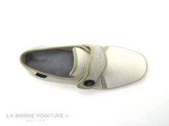 Fargeot UNIFIK Beige - Chausson Femme Avec Bride A Scratch -Chaussures De Mode cd24607c73b9e66c561f35ea11d5d5ef img 8135.jpg 181449