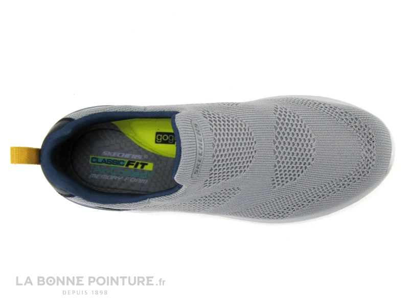 Skechers DELSON 3-0 FAIRFIELD 210505 - Gris - Basket Slip-on Homme 6 Skechers DELSON 3-0 FAIRFIELD 210505 - Gris - Basket Slip-on Homme – Image 6