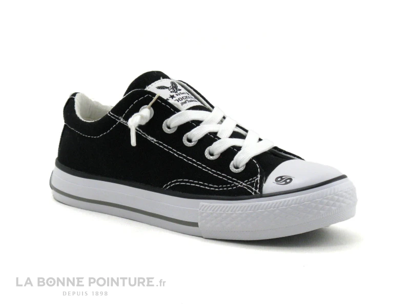 Dockers 48TE608 710 - Basket Enfant Toile Noire 1 Dockers 48TE608 710 - Basket Enfant Toile Noire