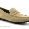 TBS SAILHAN G8175 - Cuir Velours Cappucino - Mocassin Marron Homme