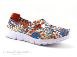 Morans KUBOKA Orange Turquoise - Basket Elastique Femme -Chaussures De Mode cd24607c73b9e66c561f35ea11d5d5ef img 8487.jpg 169876