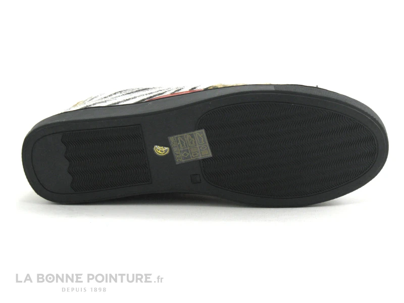 LPB Moon Walk Noir - Zebre Leopard - Basket Basse Femme 7 LPB Moon Walk Noir - Zebre Leopard - Basket Basse Femme – Image 7