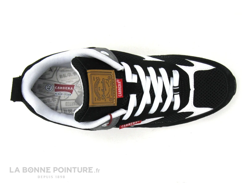 Carrera MIGUEL Low Mix CAM215805 - Noir Blanc - Sneakers Homme 6 Carrera MIGUEL Low Mix CAM215805 - Noir Blanc - Sneakers Homme – Image 6