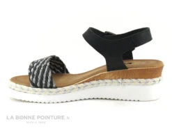 Morans TIRANA Noir Argent - Sandale Compensee -Chaussures De Mode cd24607c73b9e66c561f35ea11d5d5ef img 9096.jpg 170499