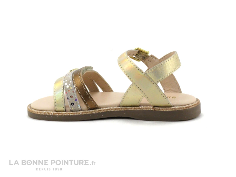 Tropeziennes IRIA Or Rose - 27345 - Sandale Fille 3 Tropeziennes IRIA Or Rose - 27345 - Sandale Fille – Image 3
