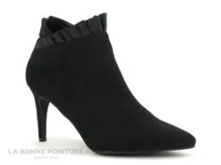 The Divine Factory QL3812 Noir - Fronces - Bottine Talon Aiguille -Chaussures De Mode cd24607c73b9e66c561f35ea11d5d5ef img 9431.jpg 142283