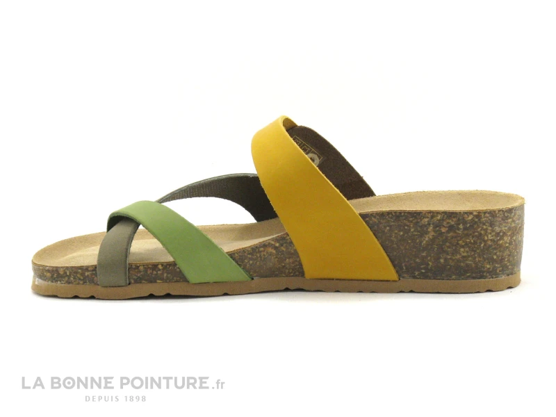 Bionatura 12A456 Kaki - Tong Compensee Femme 3 Bionatura 12A456 Kaki - Tong Compensee Femme – Image 3