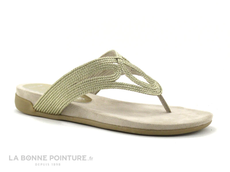 Marco Tozzi 2-27440-01 Platinium - Tong Mode Femme 4 Marco Tozzi 2-27440-01 Platinium - Tong Mode Femme – Image 4