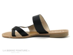 LPB ASHA Noir Metal - Tong Plate Femme -Chaussures De Mode cd24607c73b9e66c561f35ea11d5d5ef img 9636.jpg 159480
