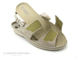 Suave 934PS Sesame Tan - Sandale Cuir Femme -Chaussures De Mode cd24607c73b9e66c561f35ea11d5d5ef img 9741.jpg 159596